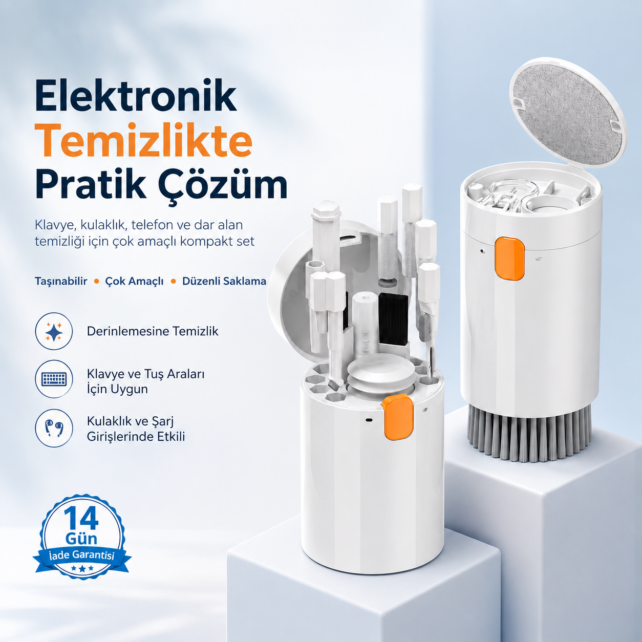 20 Parça Çok Amaçlı Elektronik Temizlik Seti