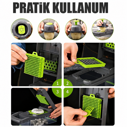 PratikChef 13’lü Doğrayıcı Set