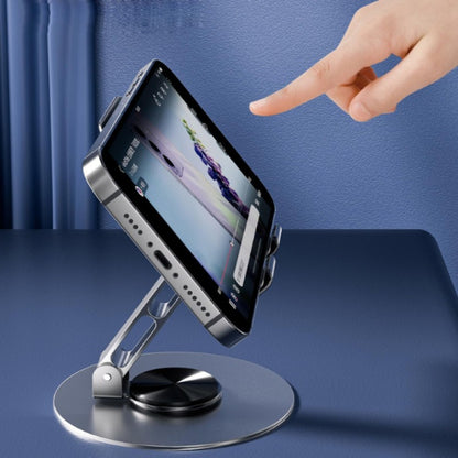 360° Dönebilir Katlanabilir Metal Telefon ve Tablet Tutucu
