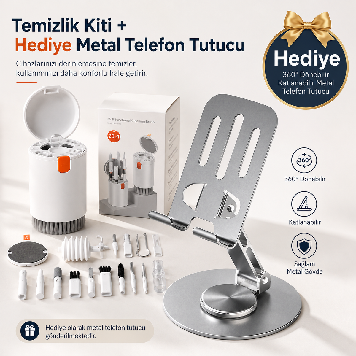 PratikClean 20’si 1 Arada Elektronik Temizlik Kiti